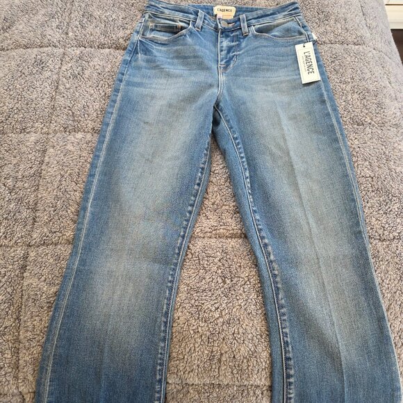 NWT: L' Agence Selma High-Rise Sleek Baby Bootcut Jeans Size 25 - Picture 13 of 14